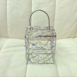 Colorful Steel Wire Bead Decoration Purse